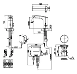 Vòi chậu cảm ứng Cotto CT532NXDC 2