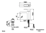 Vòi chậu nóng lạnh Cotto CT2200A 3