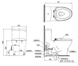 Bồn cầu 1 khối TOTO MS889DRT8 3
