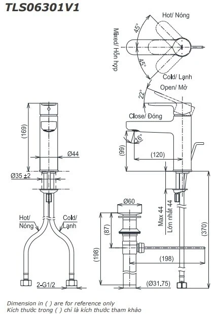 Ảnh Vòi chậu TOTO TLS06301V1 3