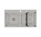 Chậu Luxury 2 hộc cân BL8245C 4