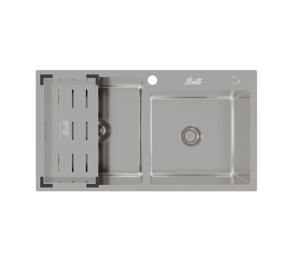 Ảnh Chậu Luxyry 2 hộc lệch BL8245L 3