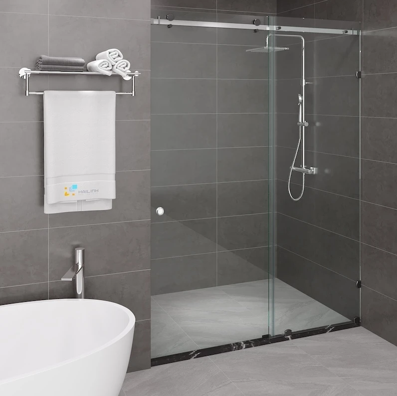 Ảnh Vách kính nhà tắm màu Black Belli BLP-1x2TBV1 1