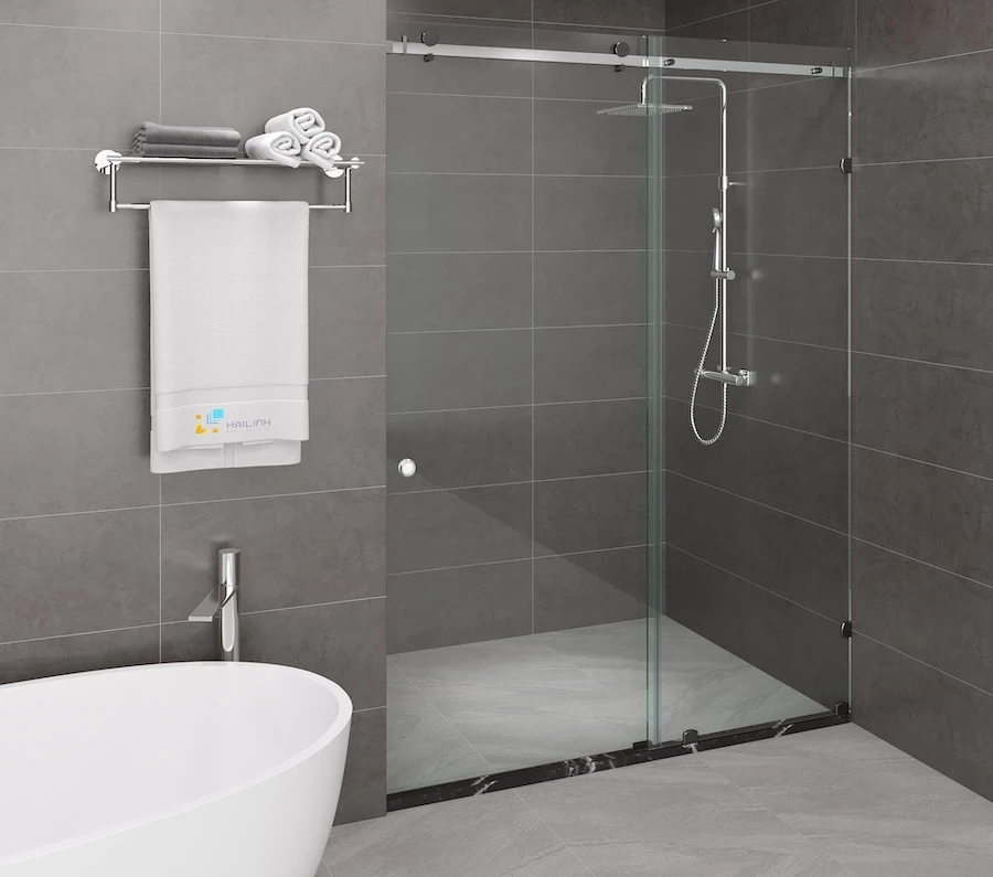 Ảnh Vách kính nhà tắm màu Black Belli BLP-1x2TBV1 2