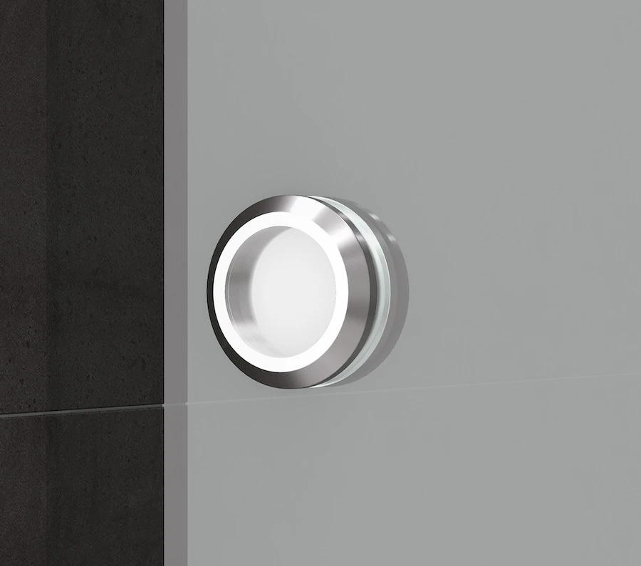 Ảnh Vách kính nhà tắm màu Crom Belli BLP-1x2TCV1 3