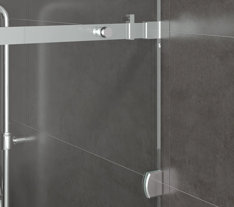 Ảnh Vách kính nhà tắm màu Crom Belli BLP-1x2TCV1 4