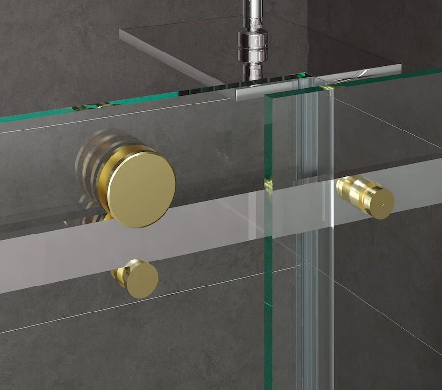 Ảnh Vách kính nhà tắm màu Gold Belli BLP-1x2TGV1 3
