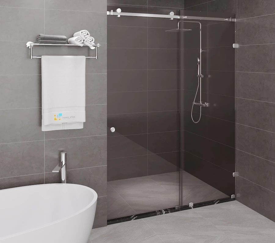 Ảnh Vách kính nhà tắm màu Crom Belli BLP-1x2XCV1 2