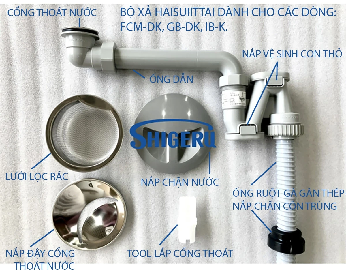 Ảnh Chậu rửa bát Shigeru IB – DK FS NE 6