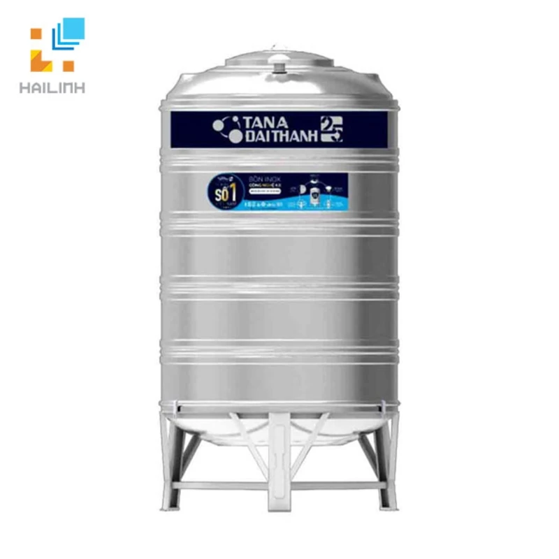 Bồn nước inox Tân Á Đại Thành 25 - TAĐT25 2000Đ (Ø1140)