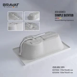 Bồn tắm xây Bravat B25505W 3