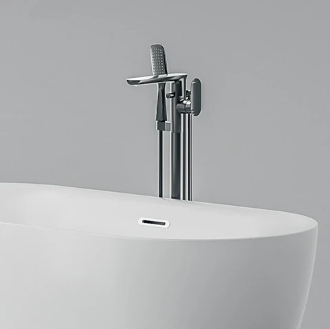 Ảnh Bồn tắm đặt sàn Bravat B25788W-1-ENG 4