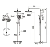 Sen cây tắm nhiệt độ Bravat F999153CP-A1-ENG 2