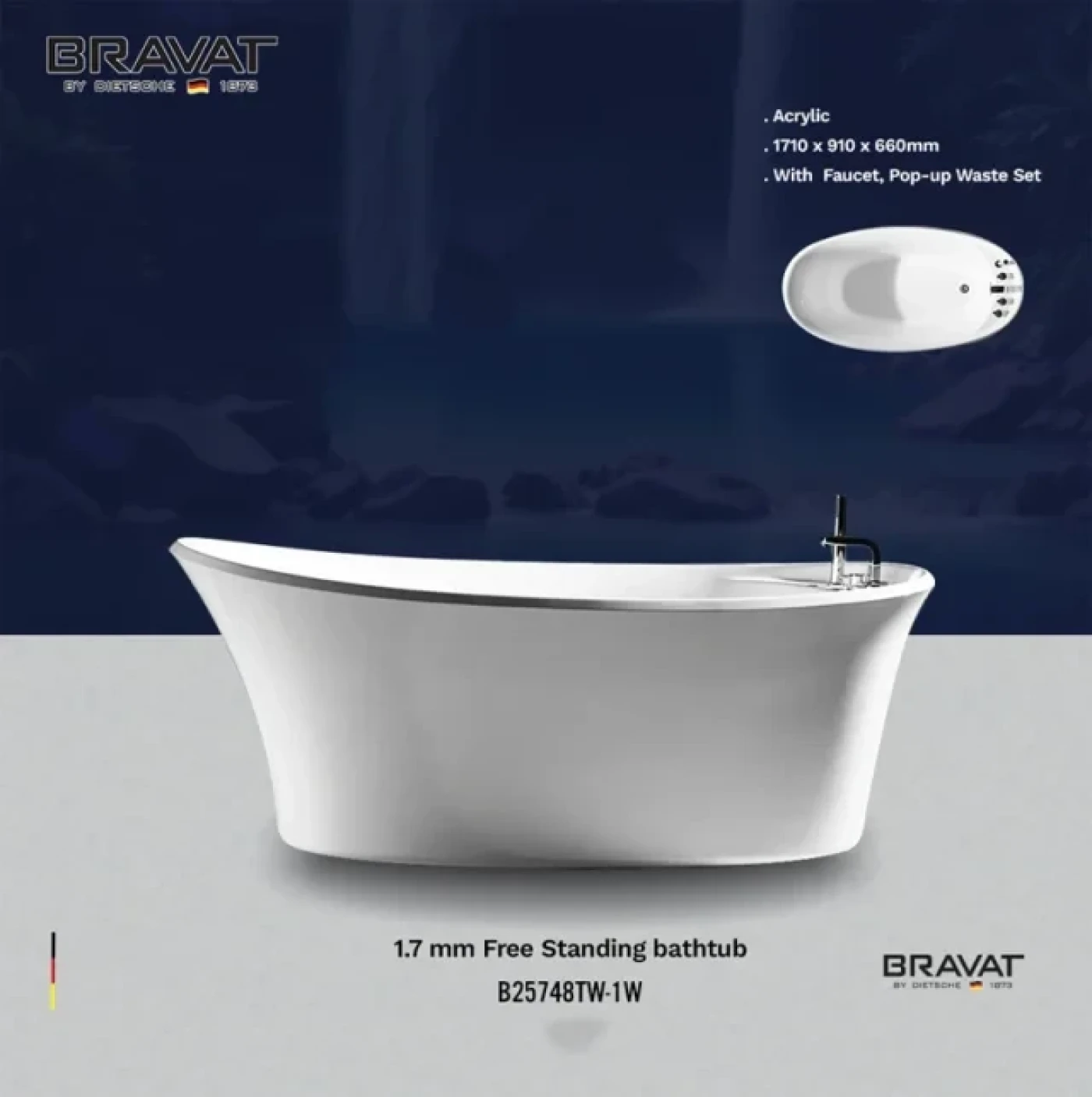 bon tam bravat b25748tw 1w