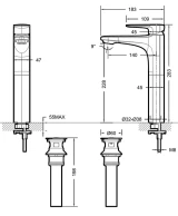 Vòi chậu rửa Bravat F1173218CP-ENG 2