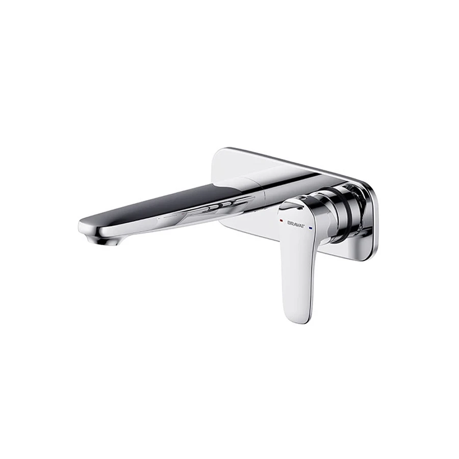 Ảnh Vòi chậu âm tường Bravat P8173218CP-ENG 1