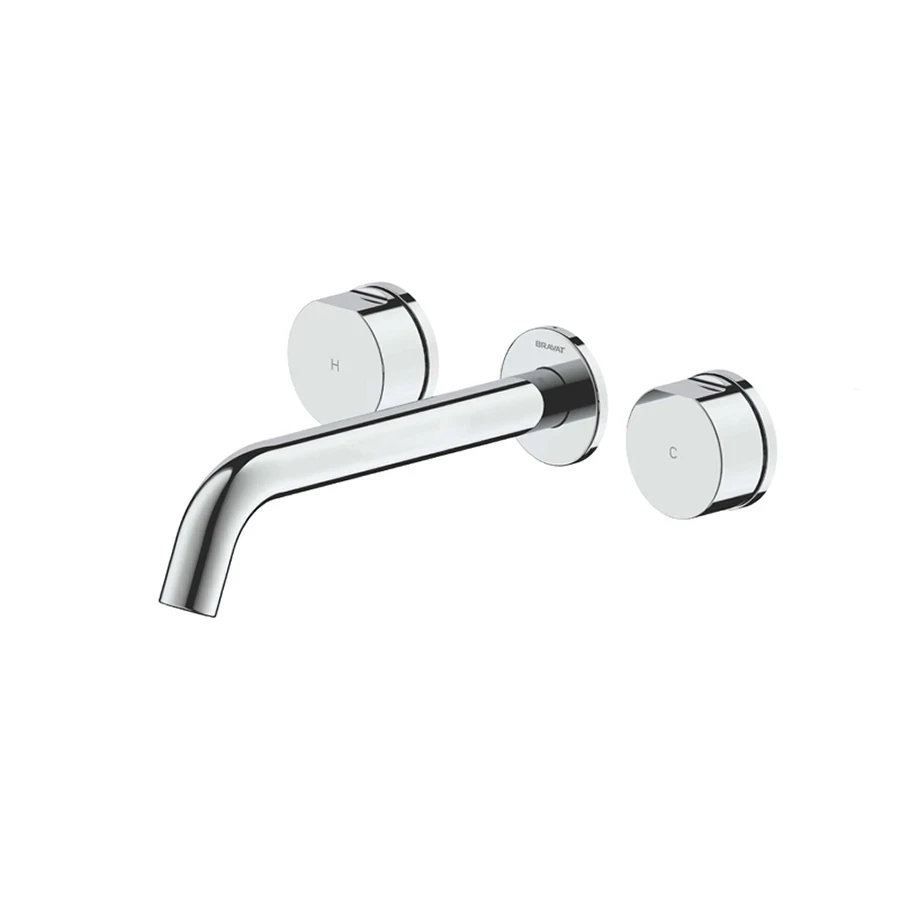 Ảnh Vòi chậu âm tường Bravat P8512648CP-ENG 1