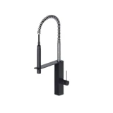 Vòi rửa bát nóng lạnh dây rút cao cấp Bravat F781125BW 1