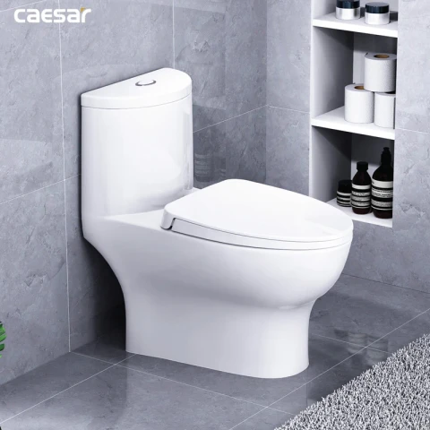 Ảnh Bồn cầu 1 khối Caesar CD1375 4