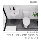 Bồn cầu 2 khối Caesar CT1338 / CTS1338 3