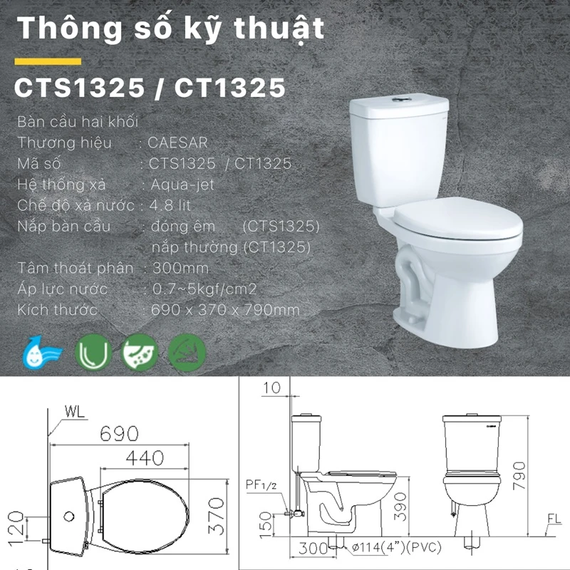 bon cau 2 khoi caesar cts1325 1
