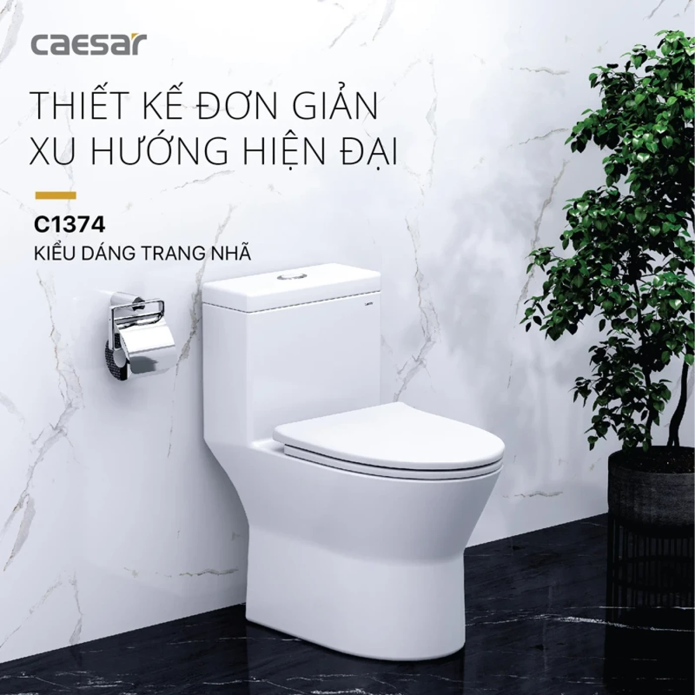 bon cau caesar cd1374 kieu dang dep