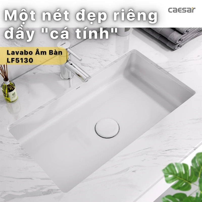 Ảnh Chậu rửa âm bàn Caesar LF5130 6
