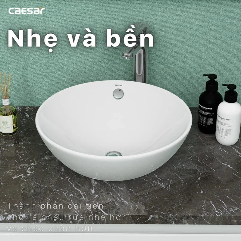 Ảnh Chậu rửa đặt bàn Caesar LF5215 7