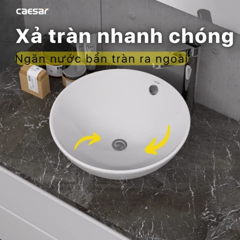 Ảnh Chậu rửa đặt bàn Caesar L5215 4