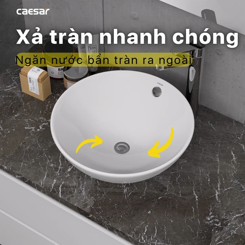 Ảnh Chậu rửa đặt bàn Caesar L5215 4