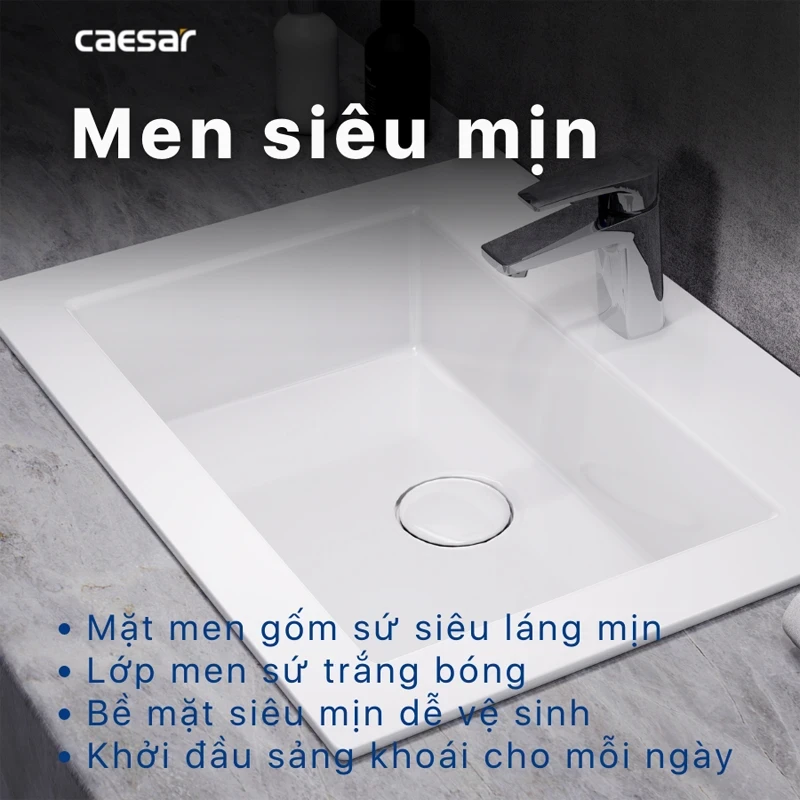 Ảnh Chậu rửa đặt bàn Caesar LF5017 5