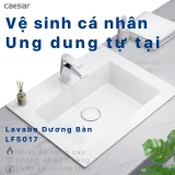 Chậu rửa đặt bàn Caesar LF5017 3