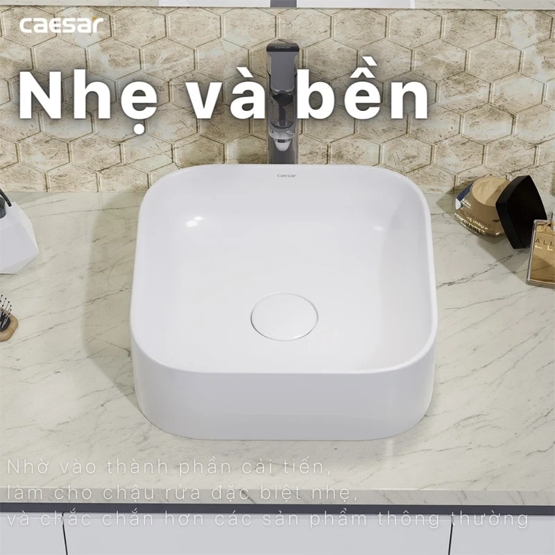 Ảnh Chậu rửa đặt bàn Caesar LF5256 6