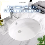 Chậu rửa âm bàn Caesar L5115 2