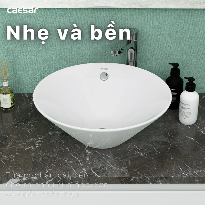 Ảnh Chậu rửa đặt bàn Caesar L5222 8