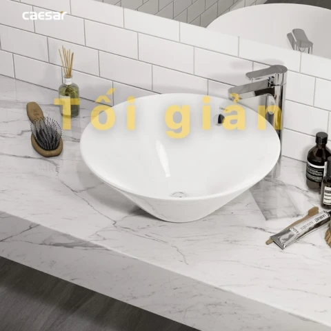 Ảnh Chậu rửa đặt bàn Caesar L5222 5