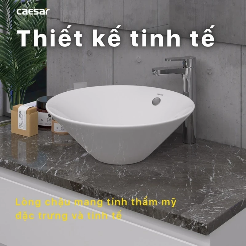 Ảnh Chậu rửa đặt bàn Caesar L5222 6