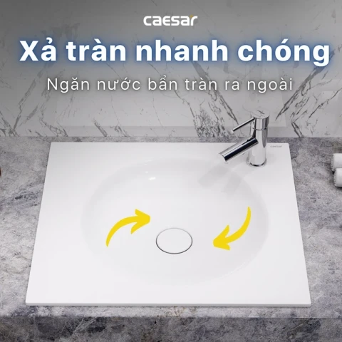 Ảnh Chậu rửa đặt bàn Caesar LF5038 4