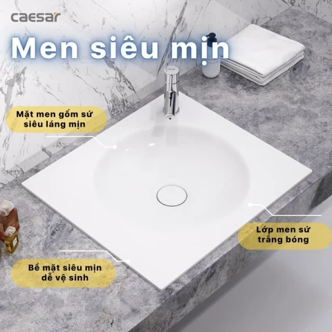 Ảnh Chậu rửa đặt bàn Caesar LF5038 3