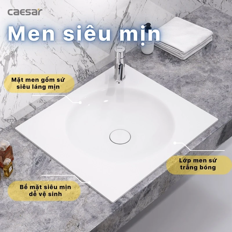 Ảnh Chậu rửa đặt bàn Caesar LF5038 3