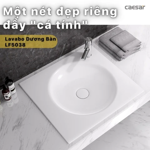 Ảnh Chậu rửa đặt bàn Caesar LF5038 5
