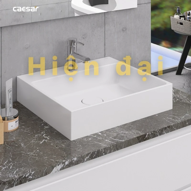 Ảnh Chậu rửa đặt bàn Caesar LF5257 4