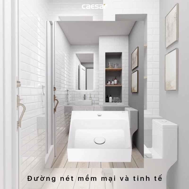 Ảnh Chậu rửa đặt bàn Caesar LF5257 6