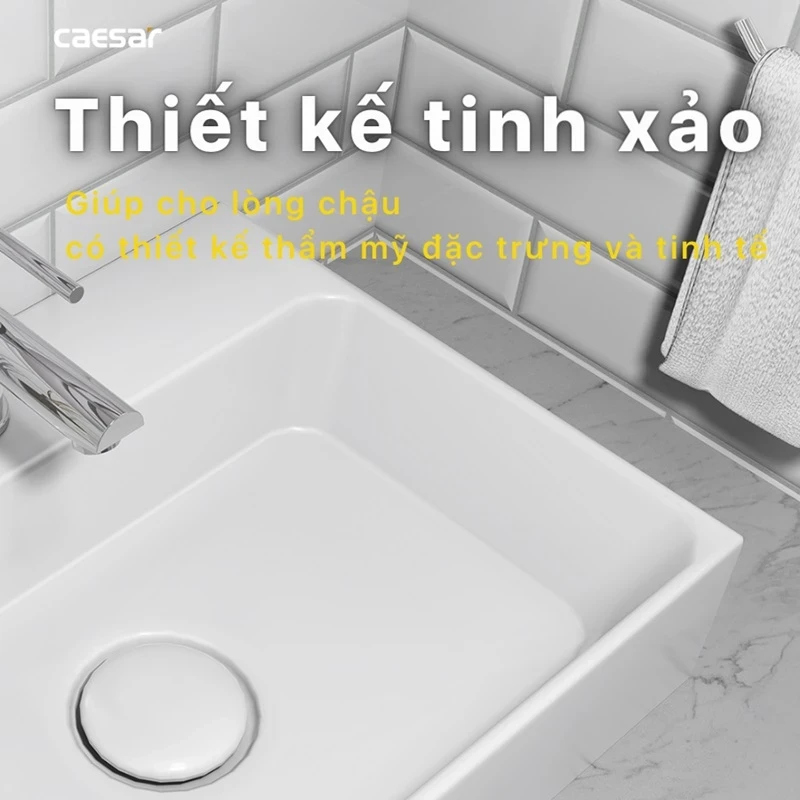 Ảnh Chậu rửa đặt bàn Caesar LF5259 6