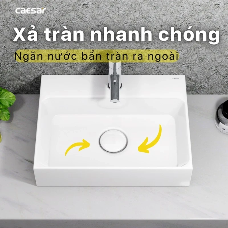 Ảnh Chậu rửa đặt bàn Caesar LF5259 5