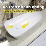 Chậu rửa đặt bàn Caesar LF5260 4