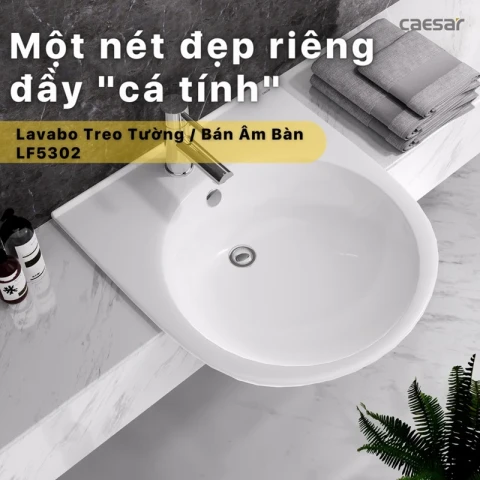 Ảnh Chậu rửa đặt bàn Caesar LF5302 2