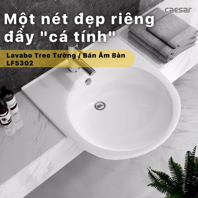 Ảnh Chậu rửa đặt bàn Caesar LF5302 2