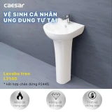 Chậu rửa treo tường Caesar L2140 sứ cao cấp 3