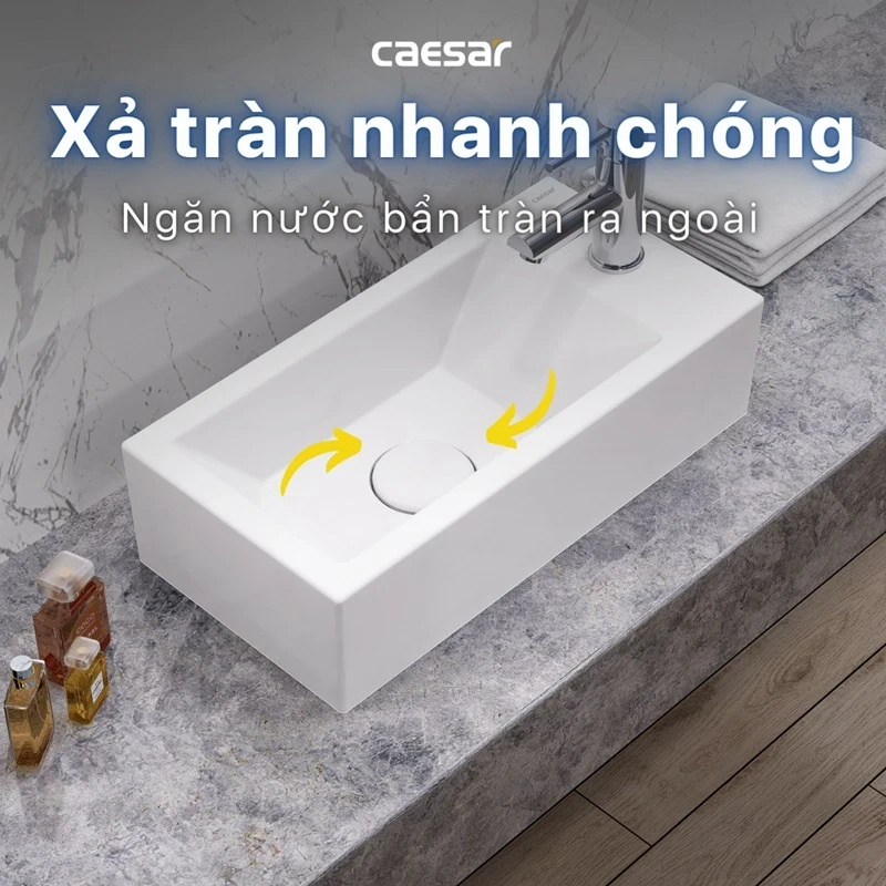 Ảnh Chậu rửa treo tường Caesar L5239S 3